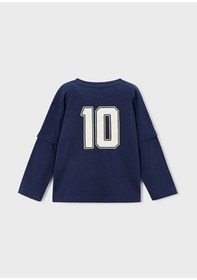 Resim Mayoral Mavi Erkek Çocuk Çift Kollu Sweatshirt 4075 Mavi 