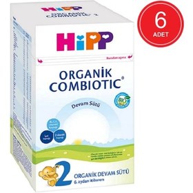 Resim Hipp Organik Combiotic 2 Devam Sütü 800 G 6 Adet 