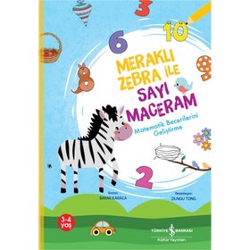 Resim Meraklı Zebra İle Sayı Maceram,Matematik Becerilerini Geliştirme 