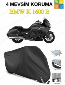 Resim AutoEN BMW K 1600 B DAYANIKLI KİLİT UYUMLU SU GEÇİRMEZ MOTOSİKLET BRANDASI-SİYAH 
