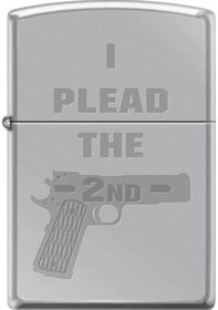 Resim Zippo I Plead The 2nd Dizayn Çakmak 