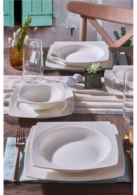 Resim Güral Bone Porselen Bonenjoy Yemek Takımı Seti 24 Prç.6 Kişilik 