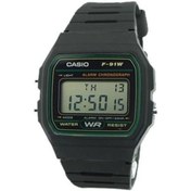 Resim Casio F-91W-3DG ERKEK KOL SAATİ 