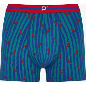 Resim Penti Erkek Renkli Hot Green Çoklu Boxer 