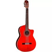 Resim Cordoba GK Studio Negra Flamenco Elektro Klasik Gitar (Wine Red) 