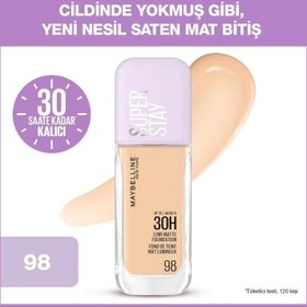 Resim Maybelline New York Super Stay Lumi Matte Fondöten - 98 