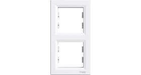 Resim Schneıder - Asfora Beyaz Ikili Çerçeve Dikey 