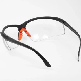 Resim Bisiklet Gözlüğü Koruyucu Gözlük Silikonlu Şeffaf 