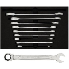 Resim İzeltaş Cırcır Kombine Anahtar Takımı 10 Parça 