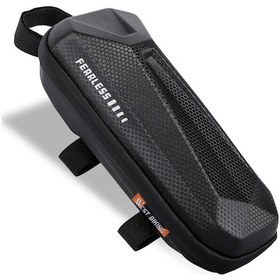 Resim Reedark 1.5l Bisiklet Çerçeve Çantası - Eva Malzeme, Dayanıklı Ve Hafif, Telefon Ve Aksesuar Taşıma İçin Siyah 