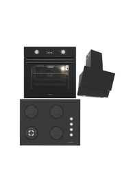 Resim Termikel BO O6555C DB - BH P7194C B - Argemon BB60 Ankastre Set Siyah 