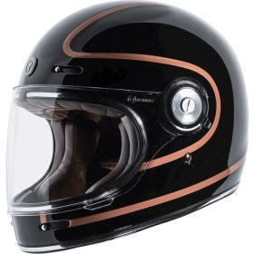 Resim TORC T-1 Copper Pin Kapalı Motosiklet Kaskı Siyah 