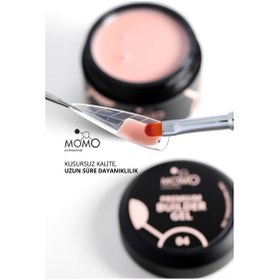 Resim Momo Professional Premium Builder Gel Protez Tırnak Jeli No.04 Bej 10 gr 