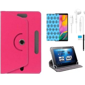 Resim Mobilite Casper Via S40 10.4" Uyumlu Tablet Kılıf 4 lü Set Kılıf+Ekran Koruma+Kalem+Kulaklık 