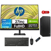 Resim Hp 290 Pro G9 Intel Core I7 13700 32GB 256GB SSD 4GB/GTX1650 27" Monitör Freedos Masaüstü Blgisayar 9624A8ET11+ZETTAUSBBELLEK 