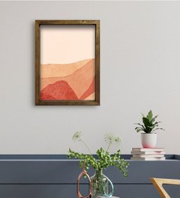 Resim Bk Gift Otel Odası Konseptli Doğal Masif Ahşap Çerçeveli Tablo 45 (551119891) 