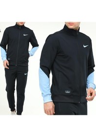 Resim Nike Ea-4050 Battal Beden Erkek Polyester Eşofman Takımı Lacivert 