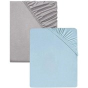 Resim 2 Adet Pamuklu Ve Lastikli 60 X 120 Cm Penye Bebek Çarşaf 