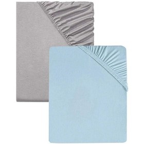 Resim 2 Adet Pamuklu Ve Lastikli 60 X 120 Cm Penye Bebek Çarşaf 