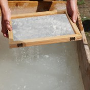 Resim Ahşap Kağıt Yapımı Çerçevesi, DIY Kağıt Sanatı Aracı, Sanatsal Yaratım İçin Bitirilmemiş Ahşap Kalıp Çerçevesi, Kuru Çiçek Sanatı İçin İdeal, Parti Süslemeleri ve Tatil Hediyeleri İçin İdeal, Kağıt Yapımı Malzemeleri 