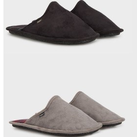 Resim Twigy Tw Cf Pro 2'li Paket Erkek Ev Terliği AA0598CFS2 SİYAH-GRİ 