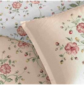 Resim Linens Sc Allday Fleur Nevresim Takımı Çift Kişilik Krem Krem 