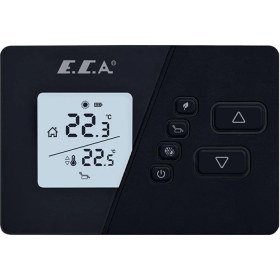 Resim E.C.A Eca Oda Termostadı Kablosuz Poly Comfort 200B 
