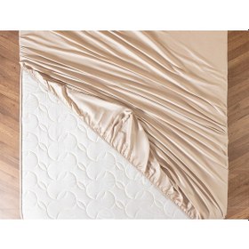 Resim Madame Coco Ciel King Size Saten Çarşaf - Bej Crsf-000001kıng Sıze-bej 