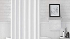 Resim Jackline Banyo Duş Perdesi 0010 Tek Kanat Beyaz 1X180x200 
