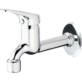 Resim Epilons Aç Kapa Mix Lavabo Musluk Wc Lavabo Uzun Musluk Perlatörlü ( Lisinya ) 