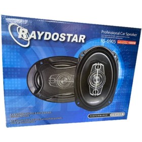 Resim Raydostar Radyostar Oval Oto Hoparlör 1000 Waat Rs/6905 