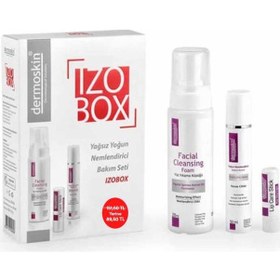 Resim Dermoskin İzobox Yağsız Yoğun Vücut Nemlendirici Bakım Seti 