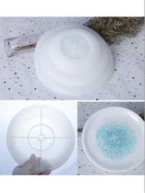 Resim Şenhomee Epoksi Reçine Silikon Beton Kalıp Kek Kurabiye Standı Sunumluk 