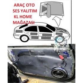 Resim Kl Home 9mm Kalınlık 100*150CM (1,5m2) Oto Araç Kaput Ses Yalıtım Süngeri Yapışkanlı Ses Soğuk Sıcak Karşı Etkili 
