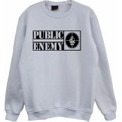 Resim Stonedfame Publıc Enemy Spor Sweatshirt 