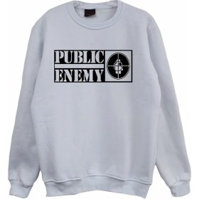 Resim Stonedfame Publıc Enemy Spor Sweatshirt 