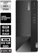 Resim Lenovo Neo 50T 12JD0008TRE252 i7 13700 8GB RAM 512GB SSD RX550 4GB W11P MASAÜSTÜ BİLGİSAYAR 