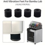 Resim FYSETC Bambu Lab X1/P1P için Titreşim Önleyici Ayaklar, Bambu Lab X1 Serisi ve P1P için Kaymaz Kauçuk Şok Ped 