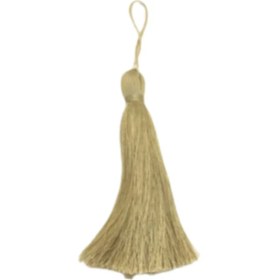 Resim Püskül Tekli 10 cm 1 Adet Bej 