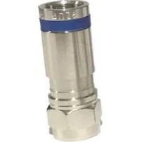 Resim Atlanta RG6 Sıkmalı Sıkıştırmalı F Konnektör Mavi (Adet) 