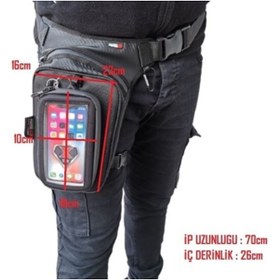 Resim Genel Markalar 70410 Manyetik Telefonluklu Bacak Çantası 