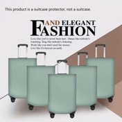 Resim Şık Moda Valiz Koruyucu - Dayanıklı Polyester, Çizik ve Su Geçirmez, 50.8-71.12 cm Mevcut, Seyahat ve Dış Mekan Kullanımı İçin İdeal, Seyahat Gereksinimleri|Şık Tasarım|Profesyonel Temizlik, Bagaj Düzenleyici 