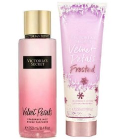 Resim Victoria's Secret Velvet Petals & Velvet Petals Frosted Vücut Losyonu Ve Spreyi 2'li Set 