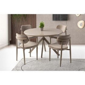 Resim Mobilgen Sadece Masa Cappicino Pegasus 70+50 Açılabilir Masa Cappucino 