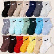 Resim 10 Çift - Yumuşak ve Nefes Alabilen Ayakkabı Çorapları, Sevimli Nakışlı Uniseks Pastel ve Canlı Renklerde, Her Mevsim Polyester Çoraplar, Günlük Giyim İçin, Eğlenceli Tasarım, Rahat Kalıp, Ebeveynler Hediyesi, Temel Gereçler 