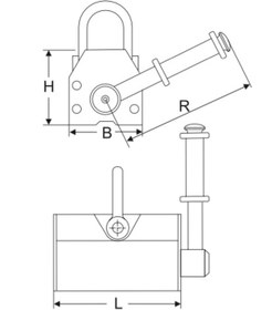 Resim Veta Atlas Pro ATMK06 600 Kg Manyetik Kaldıraç 