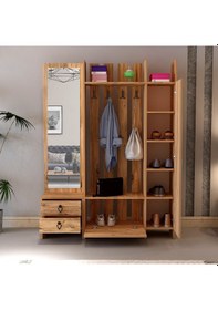 Resim Deryadekor Last Aynalı Portmanto Antikçam 