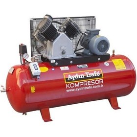 Resim Aydın Trafo 22-530 L / 5.5 Hp Çift Kademeli 12 Bar Trifaze Kompresör 