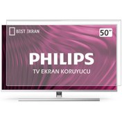 Resim Best Ekran Philips Uyumlu 50PUS7304 TV Ekran Koruyucu - 50" 126 CM Ekran Koruyucu Paneli 