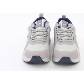 Resim Erkek Taban Kalın Spor Ayakkabı Beyaz Vizon 